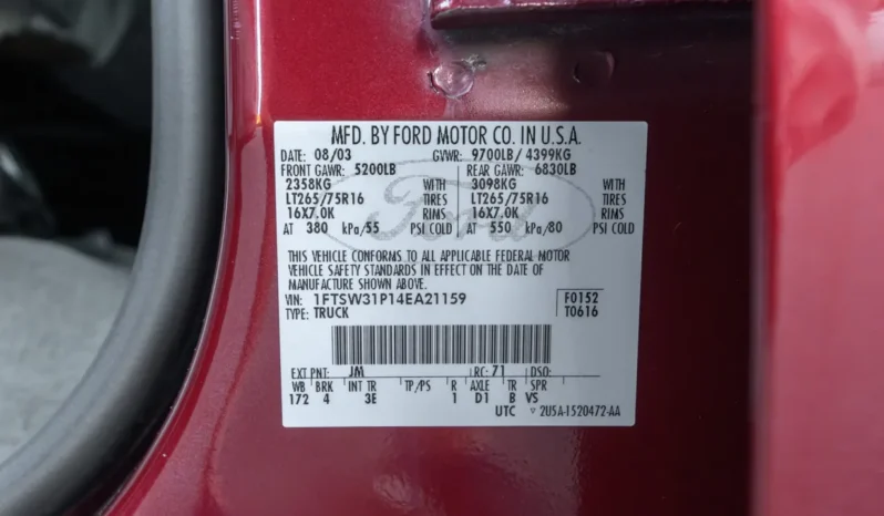 
								2004 Ford F-350 Super Duty XLT Crew Cab 4×4 full									